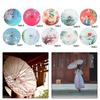 Bamboo Silk Umbrella 32" Dancing Props for Cosplay Costumes Village Scenery