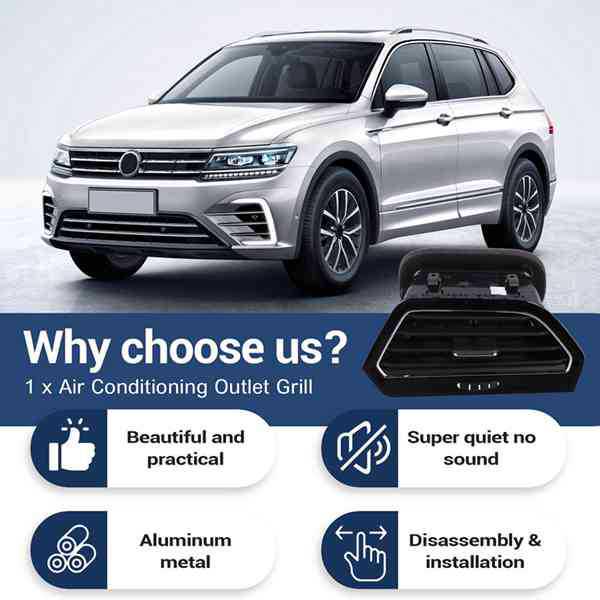 5NG819704: Правая решетка вентиляционного отверстия для Volkswagen Tiguan 2017-2018 None