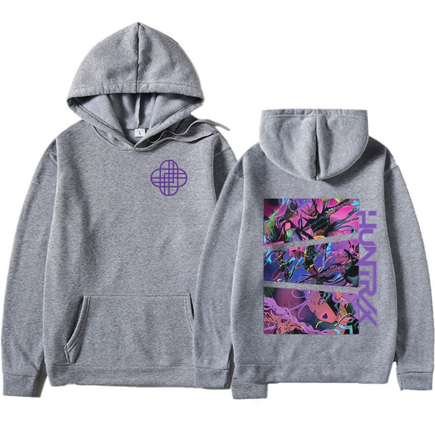 K-pop Demon Hunters Manga Graphics Sweatshirts Mens Women Harajuku High Quality Oversized Loose Casual Pullovers
