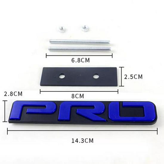 Toyota Tundra/4Runner TRD PRO Mesh Grille Color Car Emblem Sticker