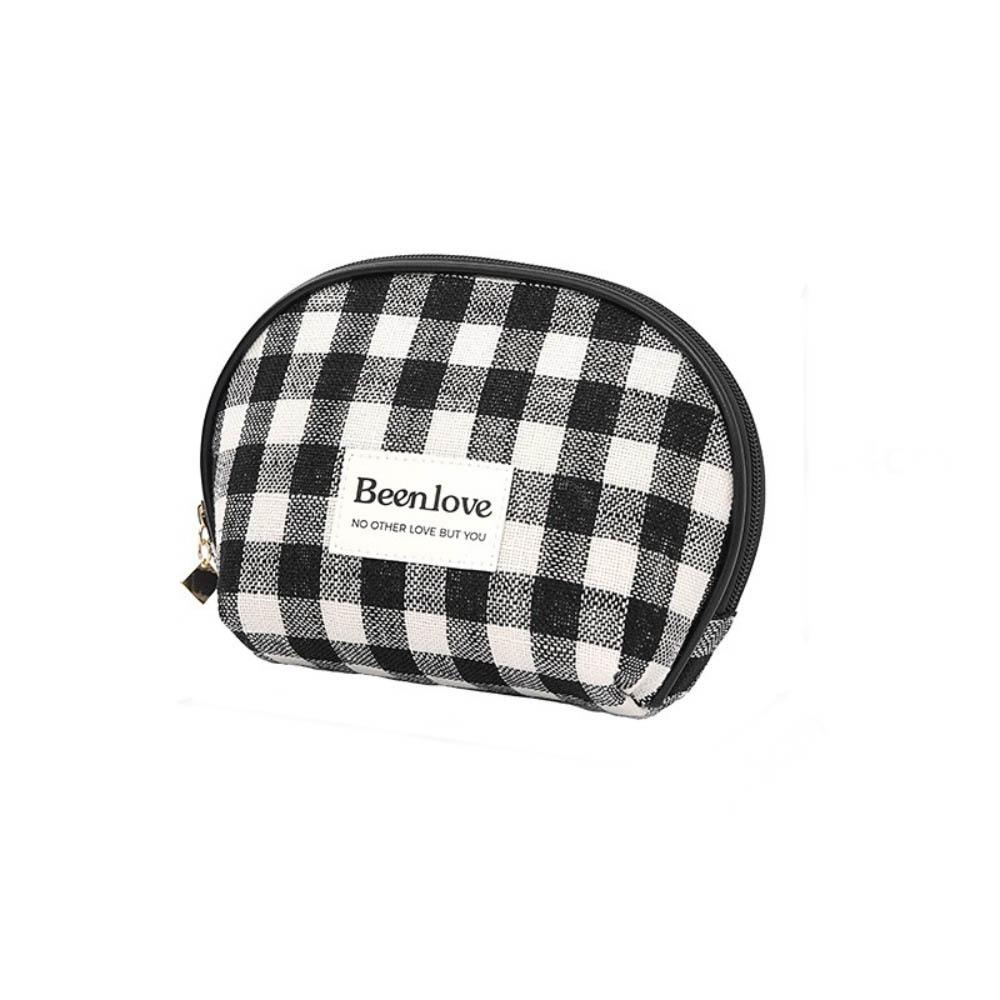 

Lattice Handheld Makeup Bag with Zipper Women Clutch Bag Lipstick Bag