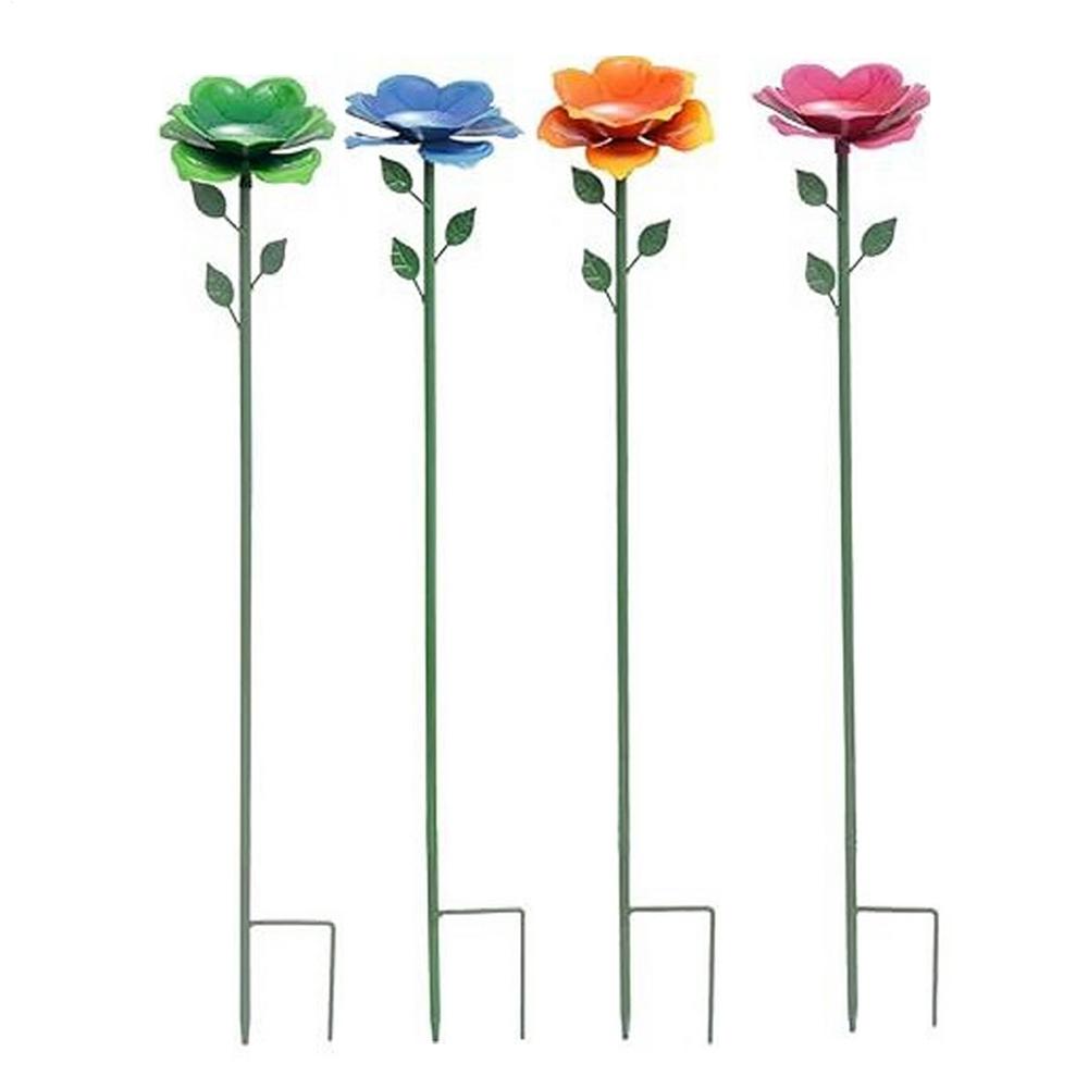 

4pcs Bee Drinking Station Birds Animals Hydration Bee Drinking Flower Shape Dish For Park Balcony Backyard Yard Terrace Farm