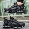 New Fashion Men'S Rotating Button Safety Shoes Steel Toe Work Sneakers Indestructible Shoes Puncture-Proof Air Cushion Men Boots