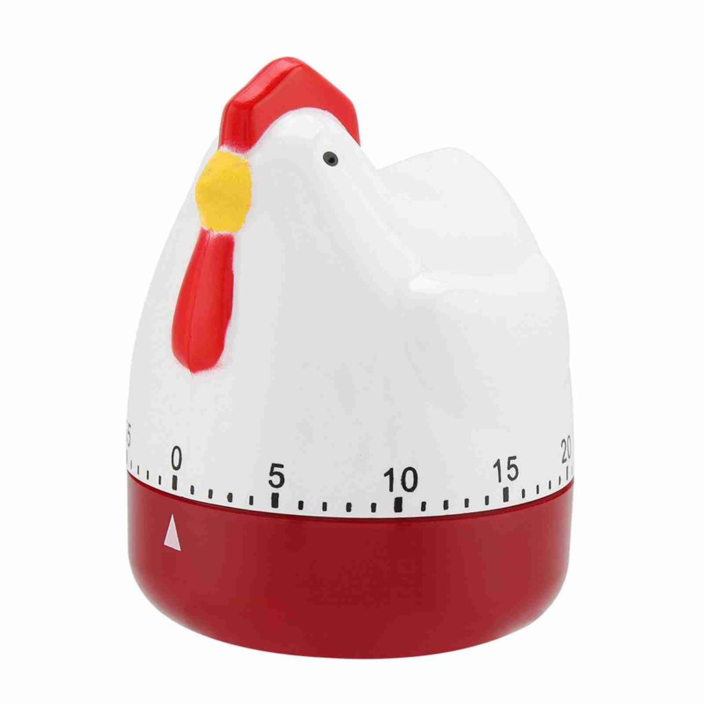 Lovely Chicken Timer Mechanical Kitchen Cooking Alarm Clock for Home Decor Timing Reminder