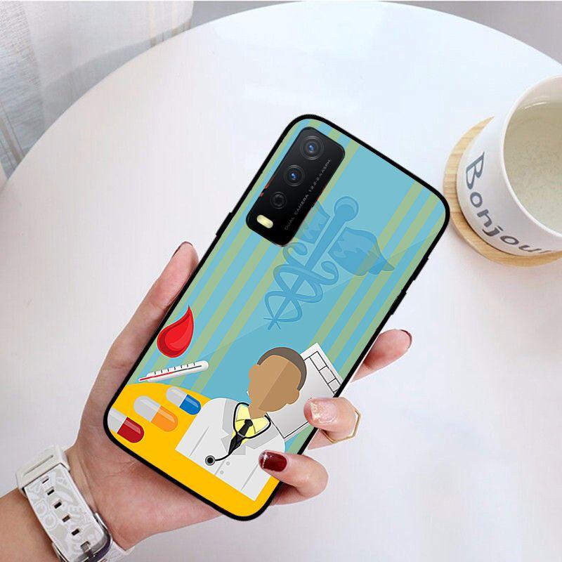 

Чехол для телефона Funda с изображением милого стоматолога и зуба для vivo Y31 Y30 Y33S Y11S Y12S Y17 Y20 Y20S Y21S Y1S Y53S Y15 Y19 Y91C V23, чехлы VIVO V23 5G