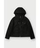 Irowomen Chromes Glossy Hooded Jumper Iluaa26703Bkx