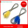 Aquarium Spring Brush Set - Double-Headed Blue Pipe & Tank Cleaning Brushes