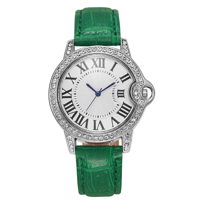 Fashion Lady Quartz Watch With Leather Strap For Casual Wear