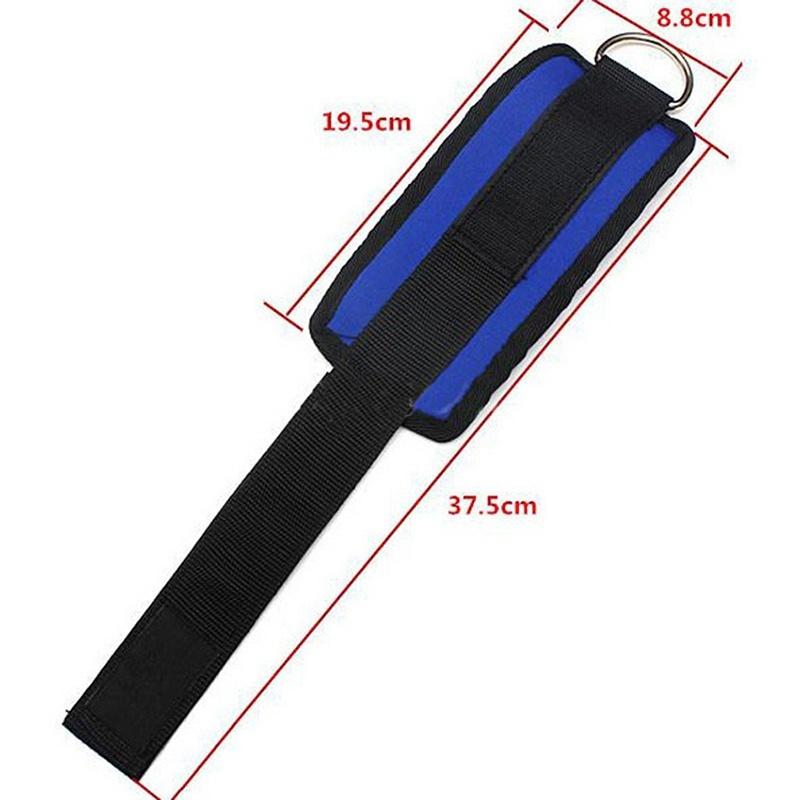 D-ring Enkel Anker Strap Riem Multi Gym Kabel Attachment Been Katrol Band Lifting Fitness Oefening Training Apparatuur