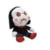 18cm Movie Saw Plush Toys Halloween Soft Stuffed Saw Billy Plush Doll Juego Macabro Cartoon Birthday Christmas Gift Fans