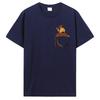 Funny Alf Pocket T Shirt Men Hipster Stylish Pure Cotton Unique Design Alien Life Form Tee Shirt Guys Punk Designer Streetwear