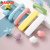 NAIERDI Children Room Ceramic Single Round Wardrobe Handle Kitchen Garden Door Handle Cabinet Handle Cartoon Furniture Handles