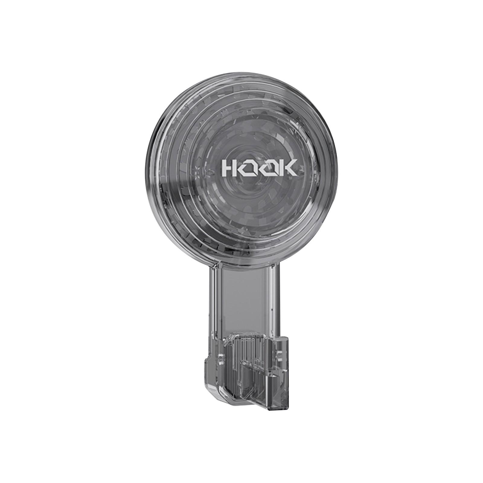 

Detachable Vacuum Suction Cup Hook, Kitchen Bathroom Shower Wall Window Glass Heavy Duty Vacuuming Shower Hook One Size