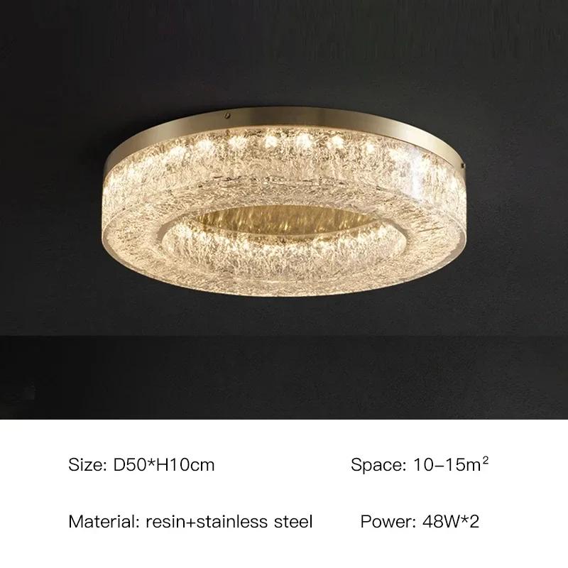 Nordic luxury ceiling light modern crystal LED pendant light hotel dining room living room home decoration lighting fixtures