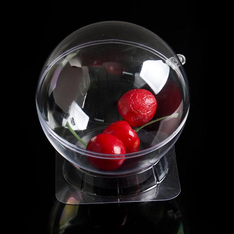 Clear Christmas Bobo Ball with Preserved Flowers - Korean Style Gift Packaging