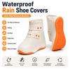 Waterproof Silicone Rain Shoe Covers, Anti-Slip Booties for Men & Women, Easy Clean, Ideal for Hiking, Cycling, Daily Use