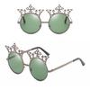 Round Retro Vintage Oversized Women Designer Sunglasses With Uv400 Mirror Lens