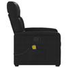 Lift-Up Massage Chair, Reclining, Black, Microfiber