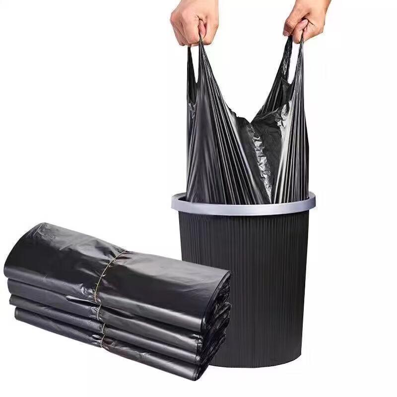 Liu Hang Vest-Style Black Trash Bags
