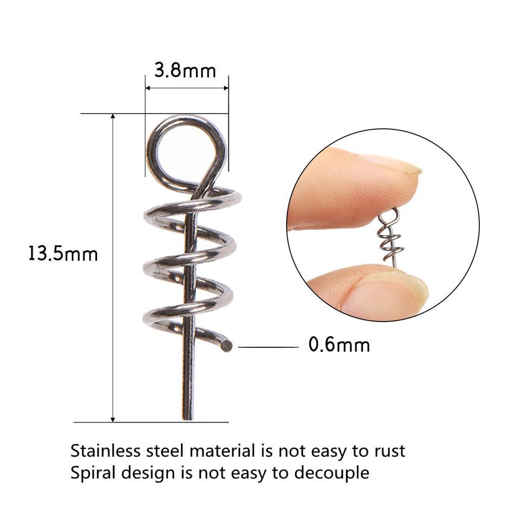 50 Pcs/set Fish Hook Carbon Steel Spring Soft Lure Crank Fishing Hooks