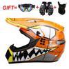 Full Face Motorcycle Helmet Off-Road ATV Dirt Bike Downhill Mountain Karting Adult Unisex ABS Safety Gear