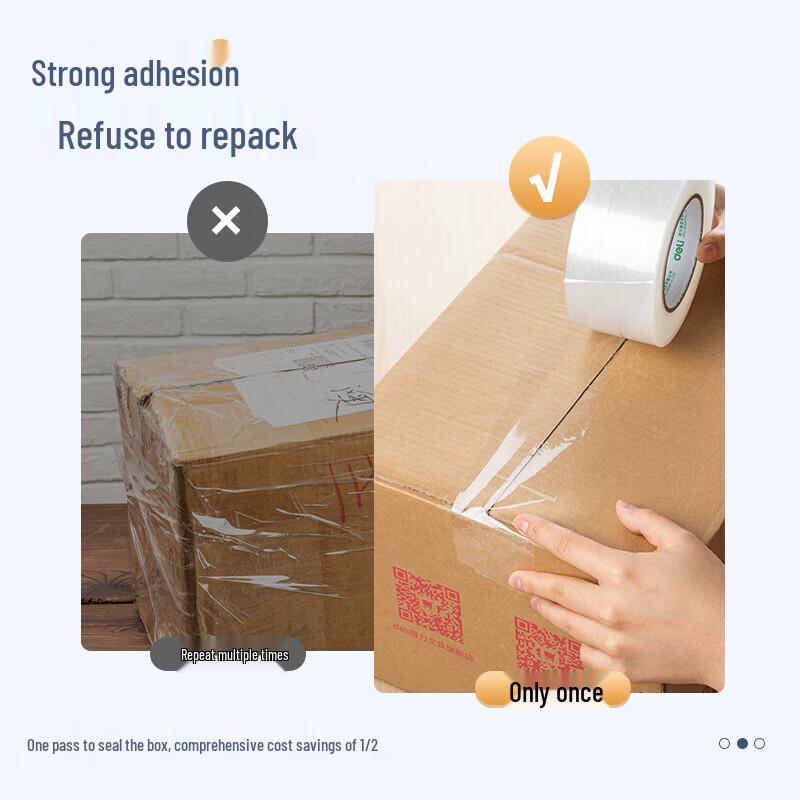 Deli 30335 Transparent Packing Tape