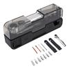 Bike Repair Tool Kit Portable Ratchet Wrench with Tire Levers CO2 Inflator Nozzle for Outdoor Cycling Emergency Style 1