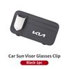 Car Visor Organizer Sunglass Holder Glasses Bag Card Clip Interior For KIA Rio K5 Sportage Ceed Sorento Picanto Stinger Optima C CZ3
