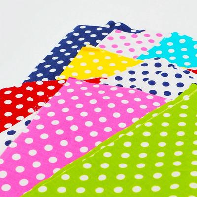 Twill gepunkteter Stoff 100% Baumwolle 160cm Langlebig Farbecht für DIY Tischsets Untersetzer Kissenbezüge Gardinenbänder Tischfahnen
