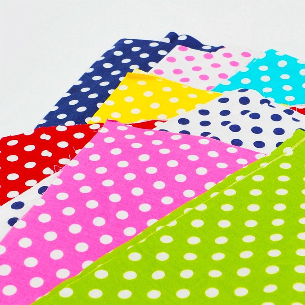 160x50cm Twill dot Printed Fabric 100% Cotton for DIY Clothing Little Skirt Quilt Cover Drawstring Bag Makeup Bag patchwork Make