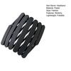 Women Headband Foldable Stretchy Portable Travel Hair Hoop Pure Color Anti-slip Teeth Bang Headband
