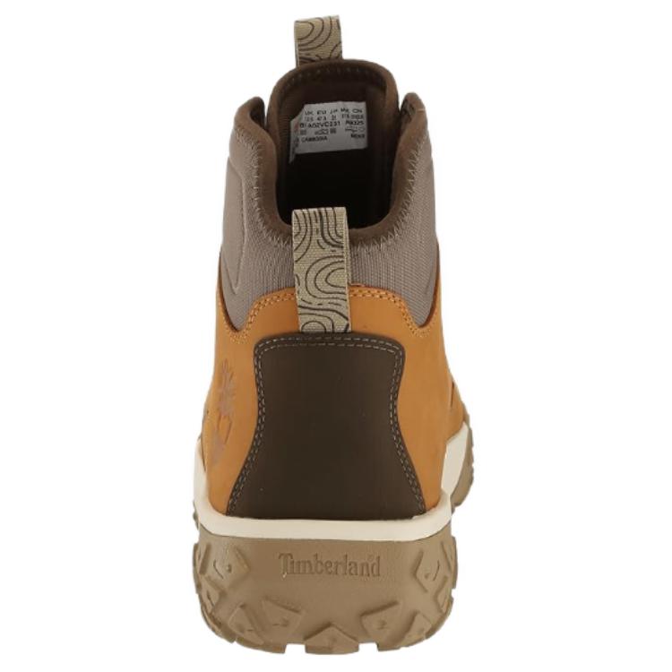 Timberland Slip-Resistant Mid Outdoor Functional Shoes Men Shoes Yellow Brown A62VCW