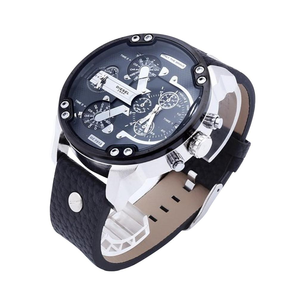 Stainless Steel Chronograph Quartz Watch Fashion Men's Watch