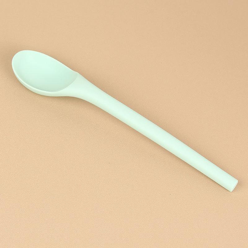 Silicone Baby Spoon - Drop-Resistant, High-Temperature Resistant, Child-Friendly Dessert & Stirring Spoon  