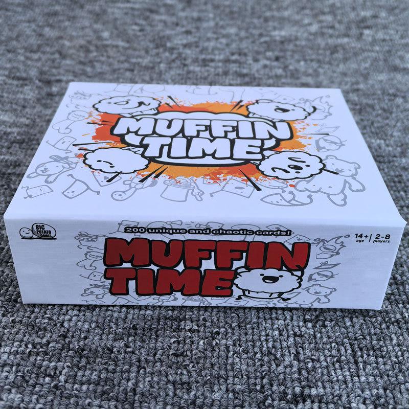 English Muffin Zeit & Pfannkuchen Zeit Interaktive Party-Spielkarten für das Eltern-Kind-Spiel