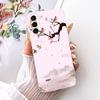 Clear For Samsung S21 Plus Case SM-G996B Aesthetic Luxury Cute Fashion Flower Funny Painted Casing For Samsung Galaxy S21+ Cover