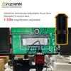 1-130X Adjustable Industrial Microscope Lens C-Mount Zoom Lens for PCB Repair Soldering Inspection Microscope CameraLens