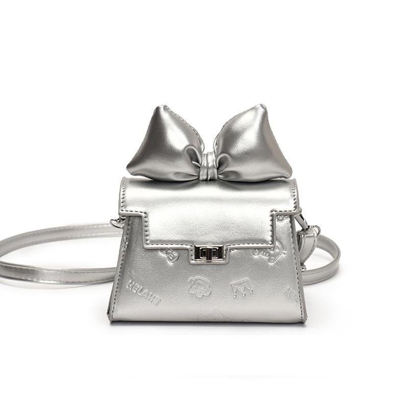 Trendy New Product Cute Embossed Korean Version Niche Bow Mouth Red Envelope Fashionable Foreign Style Super Fire Versatile Messenger Women's Bag