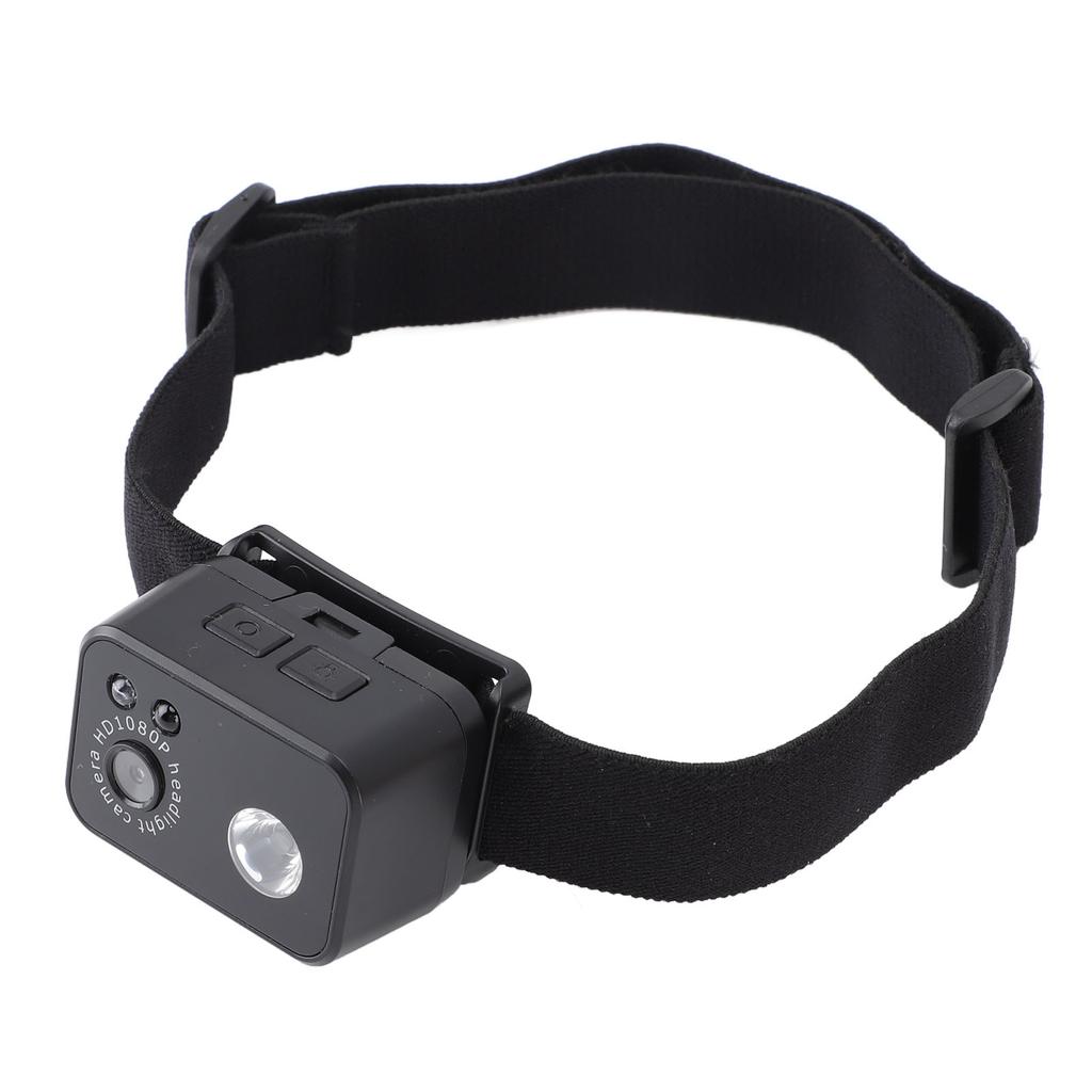 Headlamp Camera 3W LED 1080P 2MP Smart Sensor Headlamp Wearable Camera 1000mAh with Headband for