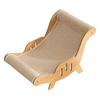 Cat Lounger Scratcher Kittens Scratching Recliner Sofa Multi-Functional Sisal Scratcher Bed for Indoor Scratching Pad Cat Chair