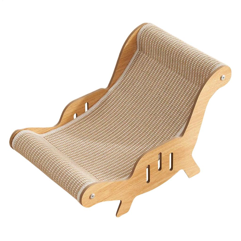 Cat Lounger Scratcher Kittens Scratching Recliner Sofa Multi-Functional Sisal Scratcher Bed for Indoor Scratching Pad Cat Chair