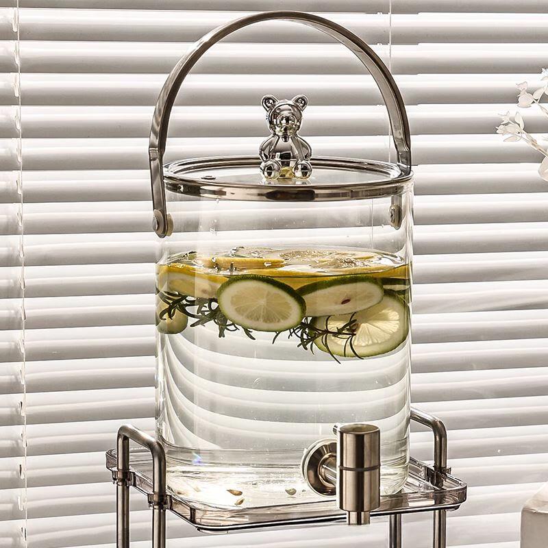 

Light Luxury Glass Cold Water Pitcher Set