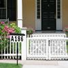 Solar Powered Illuminated Address Plaque Features High Visibilities Number for Night Use and Weatherproofed