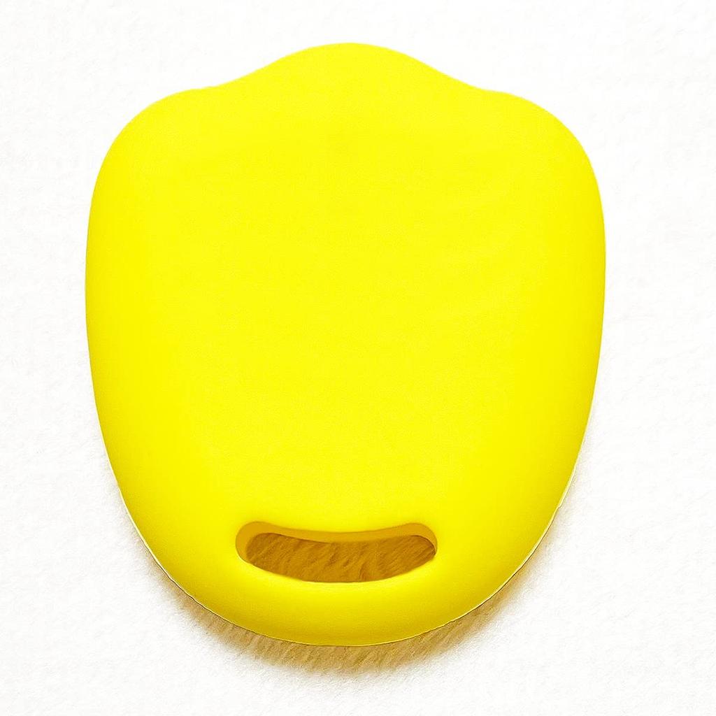 IKT Silicone Cover for Nissan/Mitsubishi Cars, 2 Buttons, Yellow/Days/Days/Days/Lukes/ek Wagon/Pajero Mini/Lancer/Mini Cab/Toppo, Etc. Specially