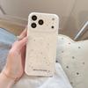 Small fresh polka dots are suitable for Apple 17pro mobile phone case 17promax anti-drop case 16 large window case 15.
