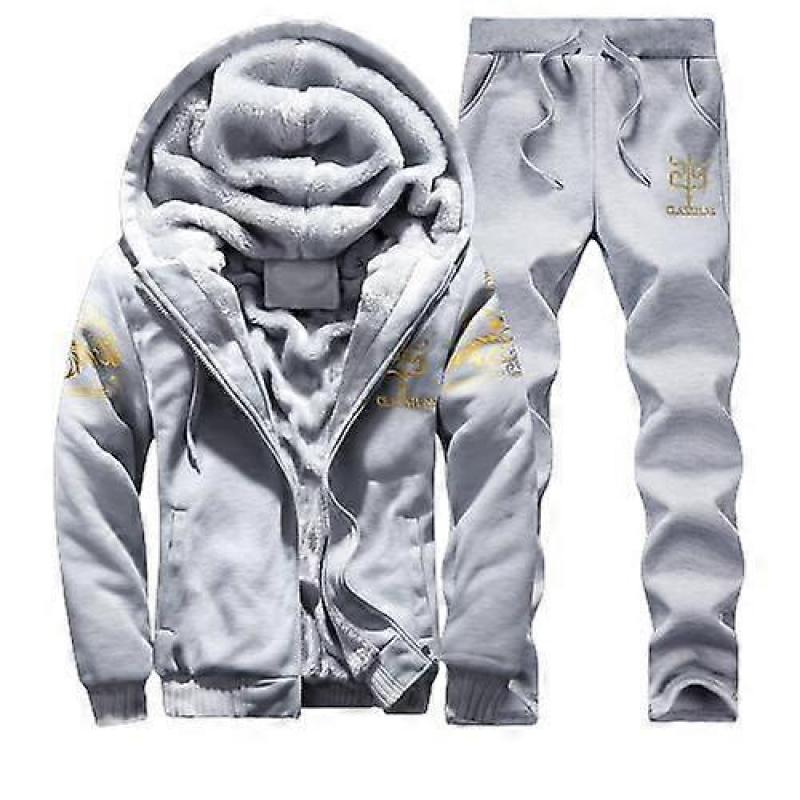 Men's Tracksuits Warm Hooded Sweatshirts Jackets Casual