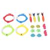 Torpedos Swim Sinking Set Seahorses Fish Rings Underwater Swimming Pool Toy for Children Kids