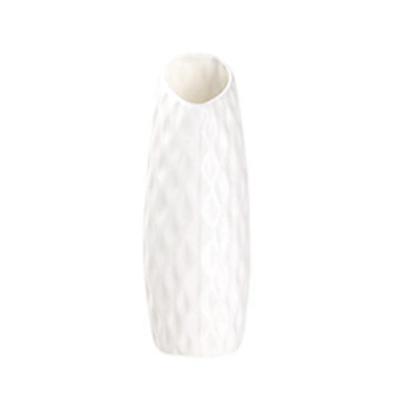 Blumenvase Nordischer Stil Simulierte Blumenvase Dekoration für Wohnzimmer Esszimmer C-Typ Weiß