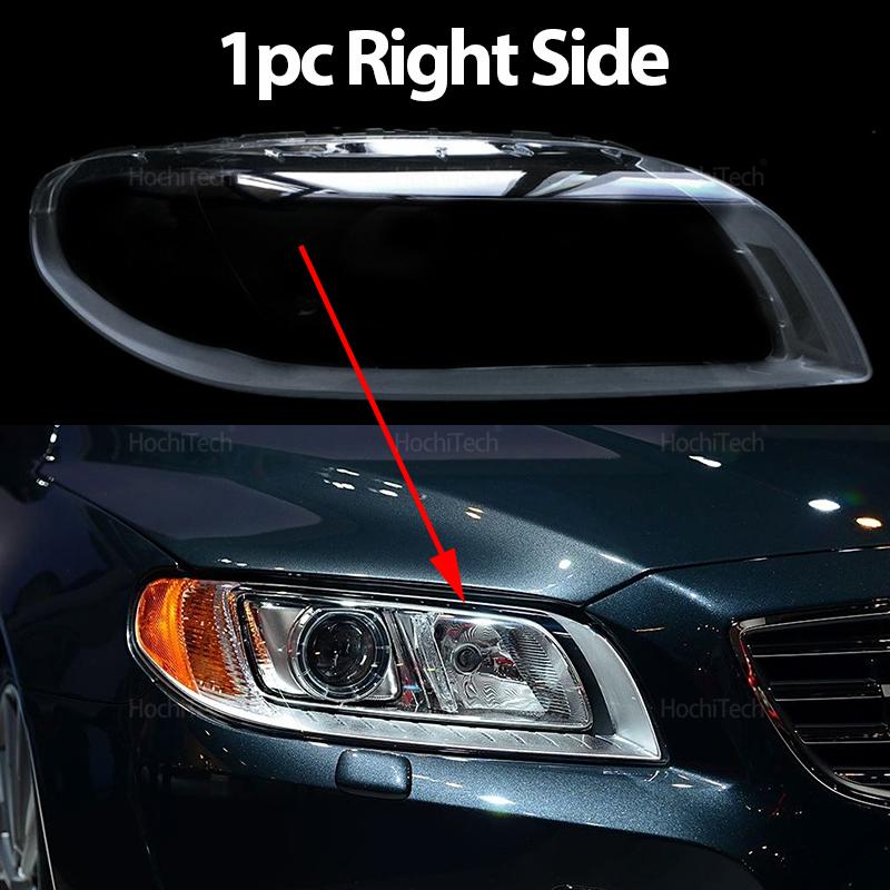 

Car Headlamp Cover Headlight Lens Glass Cover Lampshade Bright Shell Lens Covers for Volvo S80 S80L 2006-2016