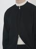 Chance'S Noi Essential Round Cardigan Zip-Up (Black)